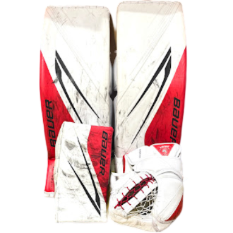 Bauer Vapor Hyperlite 2 - Ensemble complet Pro Stock d'occasion (blanc/rouge) n° 2